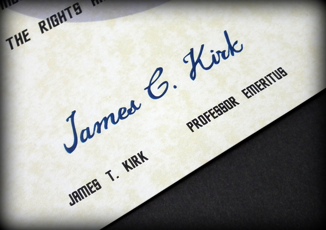 Star Trek Personalised Certificate Starfleet Academy in a Presentation Folder - Image 8