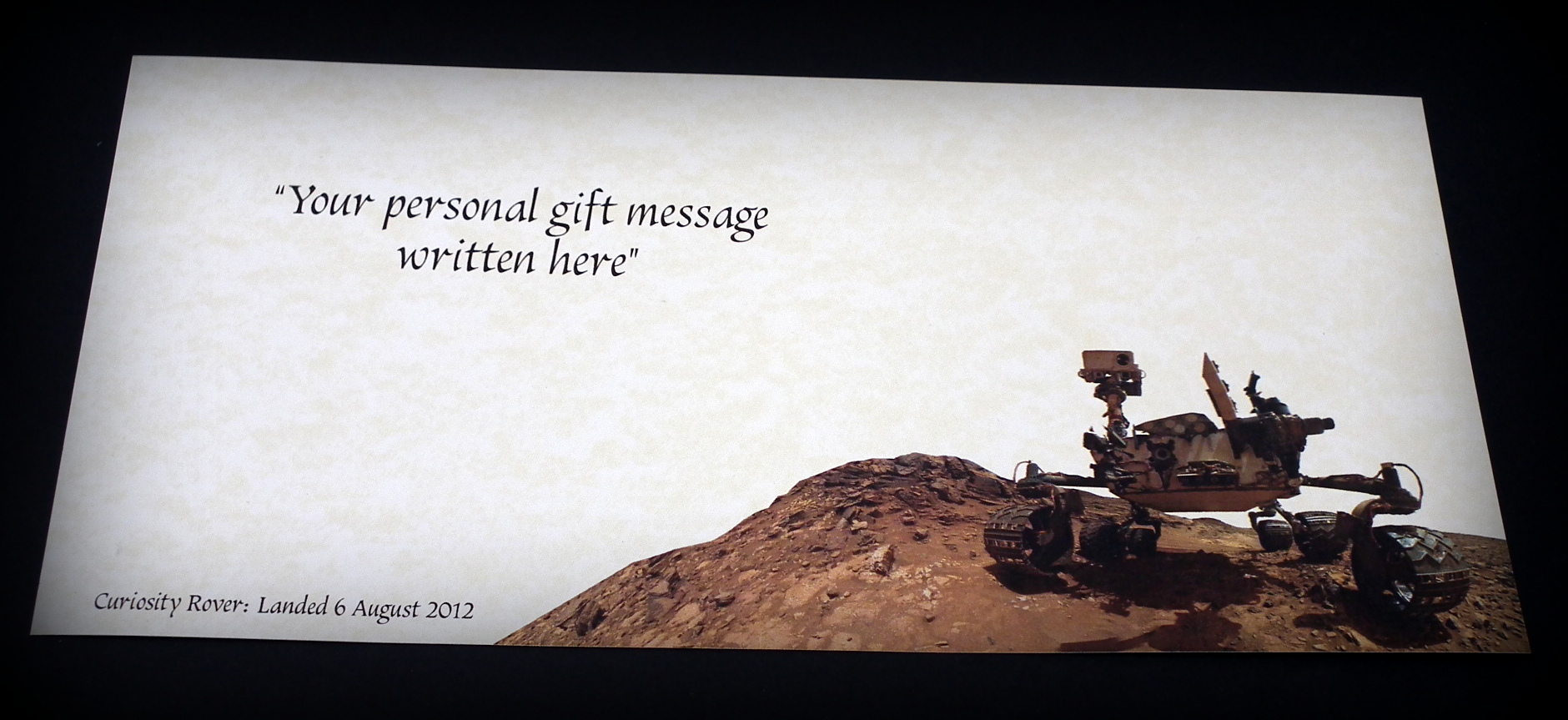 Acre of Land on Mars Deluxe Gift Set in a luxury presentation Gift Box - Personalised with the name of your choice - Image 7