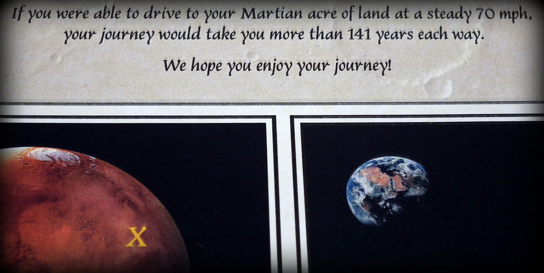 Acre of Land on Mars Deluxe Gift Set in a luxury presentation Gift Box - Personalised with the name of your choice - Image 9