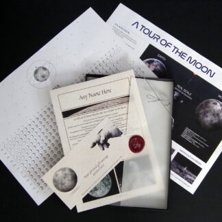 Acre of Land on the Moon Deluxe Gift Set in a Luxury Presentation Gift Box - Personalised with the name of your choice